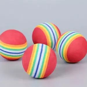 실내 연습용 스펀지 골프공 10P LM-0232 kXL2+2Trt