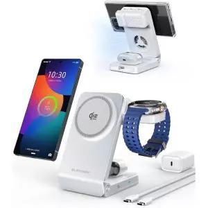 삼성 무선 충전기 ？ 액티브 쿨링이 포함 마그네틱 Qi2 3in1 폴더블 충전 스테이션 갤럭시 S26 울트라 워치