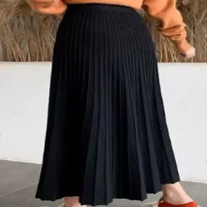 여자 베이직 꾸안꾸룩 3컬러 롱 플리츠 주름스커트