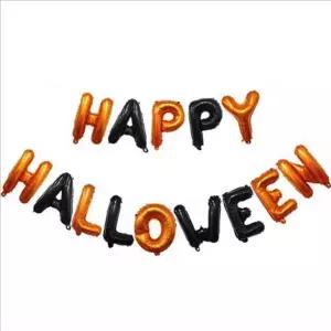 [셀러에이드]파티 할로윈 풍선 알파벳 해피 할로윈 풍선 데코 용품