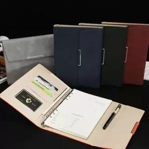 [셀러에이드]고급 a5 가죽 다이어리 시스템 a5 업무 다이어리 바인더 수첩