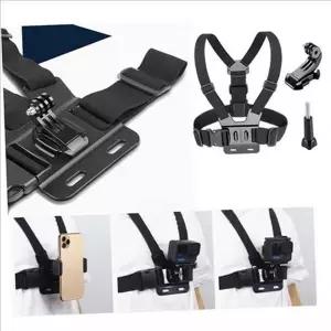 [셀러에이드]고프로 액션캠 가슴 스트랩 바디 액션캠 체스트 마운트 스마트폰