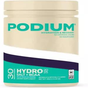 포디움 뉴트리션 인스턴트 BCAA 파우더 하이드로 앤 솔트 2025 30인분 전해질 수분 공급 (블루 래즈