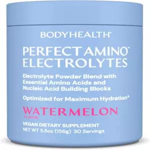 바디헬스 퍼펙트 아미노 전해질 파우더 무설탕 케토 슈가 프리 공복 음료 믹스 미량 미네랄이 함유된 수분