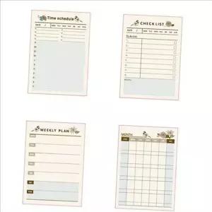 [셀러에이드]만년 플래너 세트 위클리 스케줄러 세트 데일리 사무용 공부 노트