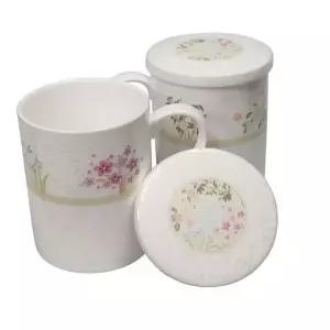 커피 음료 컵 세트 2P 도자기 머그잔 물컵 물잔 식탁용