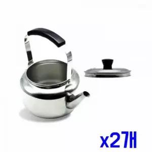 물주전자 2리터 2개 세트 스텐레스 심플 주전자