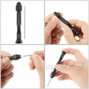 미니드릴 세트 10종 수동 소형 공예 손드릴