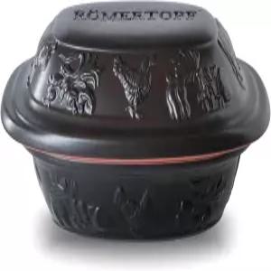 로메르토프 러스티코 클레이 로스터 논스틱 더치 오븐 한 냄비 요리 베이커 다용도 조리 용기 - 1인용