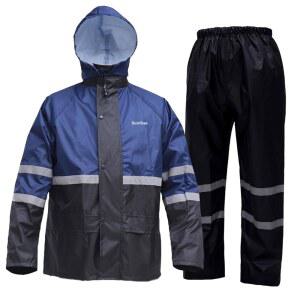 남녀용 방수 레인 수트, 경량 반사 기어 재킷 및 낚시, 야외 작업, 하이킹용 바지 세트