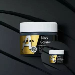 미술작품도색 화방 젯소 블랙 250ml x 10개입 프라이머 디자인실 화실 알파블랙밑칠보조제