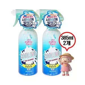 온더바디 발을씻자 풋샴푸 쿨링 385ml 2개 발세정 풋케어