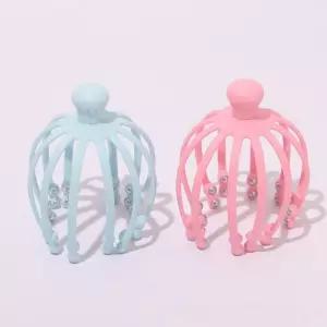 두피 케어 머리 지압 실리콘 두피 안마기 마사지기 bMx7+7itX