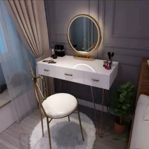 북유럽 화장대 서랍장 콘솔 책상 의자 세트 거울 미니멀 안방 인테리어