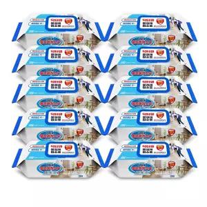 닥터큐 물걸레 청소포 대형(50매x10팩) /베이킹소다 함유!