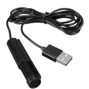 콘덴서마이크 소형 스틱 USB 블랙 핀마이크 녹음기 1.5M