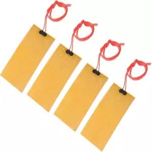 메카닉시 히터 필름 히팅 플레이트 12V 14W 폴리이미드 히트 패드 x PI 100mm 접착 소자 일정 온도용 4팩