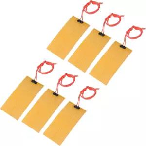 메카닉시 히터 필름 히팅 플레이트 12V 14W 폴리이미드 히트 패드 x 온도용 일정 50mm 스트립 6팩 소자 PI