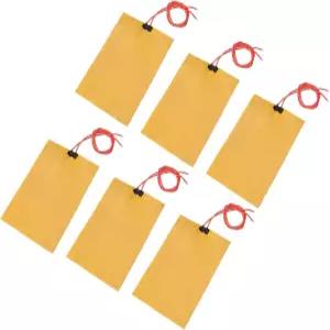 메카닉시 히터 필름 히팅 플레이트 24V 50W 폴리이미드 히트 패드 135mm PI 접착 온도용 x 6팩 소자 일정