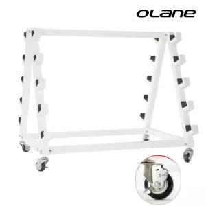 체육용 고강도 스틸 브레이크 바퀴 조립식 지주정리대 정리보관 학교 강당