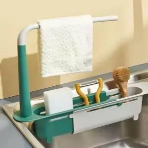 주방 싱크대 다용도 물빠짐 수납걸이 싱크대 트레이 KCq2+2WRe