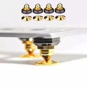 받침대 스피커 스파이크 슈즈 4p 진동 흡수 거치대 방진 오디오 액세서리 주변기기 방지