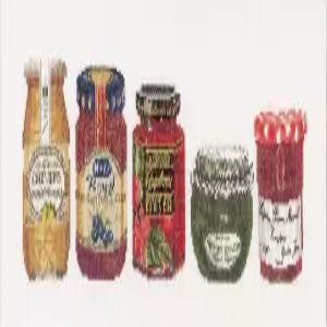 테아 거버너 - 카운트 크로스 스티치 키트 잼 포트 다 18 자수 DMC 실 및 기타 용품 포함 3047A