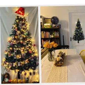 크리스마스 벽화현수막 파인트리 웨딩소품 장식