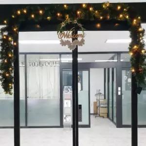 크리스마스트리 장식 가랜드 줄전구 카페장식 출입문장식