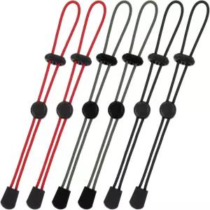 마보르 클라이밍 스틱 스트랩 패스너 버클이 있는 6PCS 조절 가능한 번지 코드 트레킹 폴 스키 장비 백팩