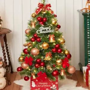 골든벨 장식세트 크리스마스 120cm 오너먼트 크리스마스트리 성탄절 장식용품