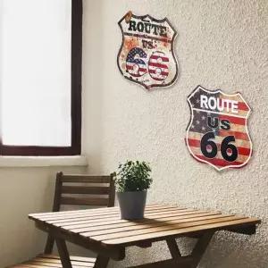 66번 도로 철제 인테리어 빈티지 소품 액자 인테리어 호프집장식 레트로