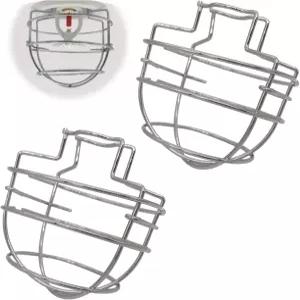 해피 트리 2팩 소방 스프링클러 헤드 가드 케이지 - 1/2인치 오목/수평 측벽 건식 벽체 장착 크롬 프로텍터