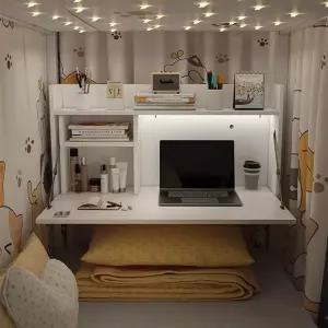 이층 침대 책상 간이 원목 미니 서랍 베드 테이블 벙커침대 사이드