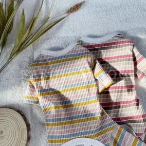 [반려] 반려견 올인원 강아지 봄외출복 줄무늬 1P 2XL