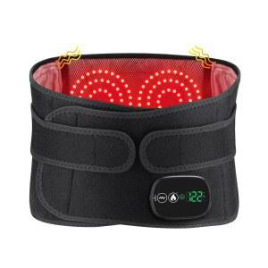 등용 전기 온열 마사지 패드 3가지 빠른 및 진동 모드가 포함된 XL 허리 벨트 랩 FSA 적용 복부용 5000mAh 배터리 작동