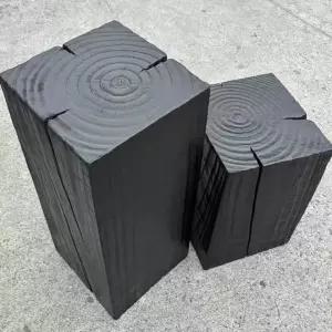 원목 디스플레이 박스 전시대 전시다이 탄화목 작품 매장 스툴 촬영 진열대 소품전시 전시 꽂