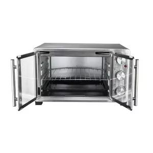 스테인리스 미니 전기오븐 23L 가정용 베이킹 피자 제빵 컨벡션 오븐 대용량