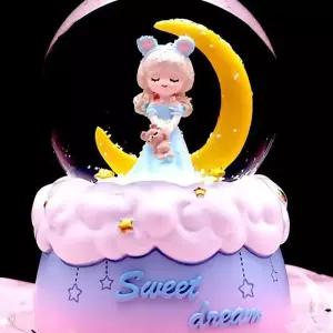 크리스마스 스노우볼 워터볼 집 볼 꿈의 뮤직 동화 공주 박스 크리스털