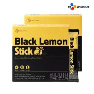 [사은품증정][CJ공식] 한뿌리 블랙레몬스틱 30포 2박스