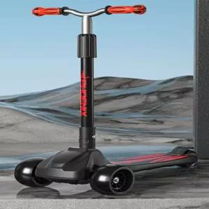 3발킥보드 경량 킥보드 퀵보드 블랙 접이식 세발 삼발 접이식 5단계 높이조절