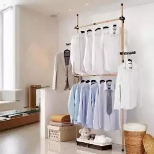 [JED] 2단고정식행거 2단 행거 옷방행거 고정식 25mm