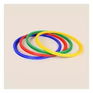 니스포 액션후프 축구 스텝 훈련 후프 12p 40cm 링끼우기 체육교구 미니훌라후프 체육트레이닝 축구훈련용