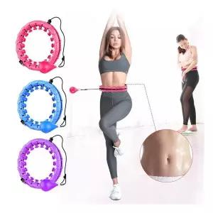 스마트훌라후프 지압o 원룸 좁은곳 휴대성good 다이어트 복부 270676