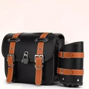 바이크 오토바이 사이드백 가죽 벨트가방 감성 드라이빙