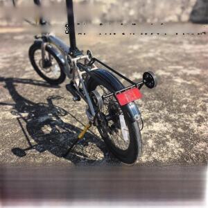 자바 지아워 NEO 620인치 3단 접이식 자전거 랙 알루미늄 합금 와이드 버전 푸싱 쉘프 리어 테일 머드가드