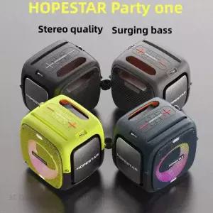 천장 소음 서브 미니 블루투스 Hopestar 파티one 스피커 야외 스탠드 고출력 가정용 KTV 듀얼 마이크 무선
