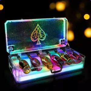 샴페인 조명 케이스 와인 아이스 버킷 술 보관함 오브제