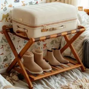 러기지렉 러기지랙 접이식 선반 호텔 가방거치대 캐리어랙 객실 랙 리조트 수화물 등받이