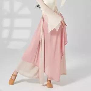 무용 풀치마 와이드 바지 입시복 S 예고 댄스복 연영과 쉬폰 팬츠